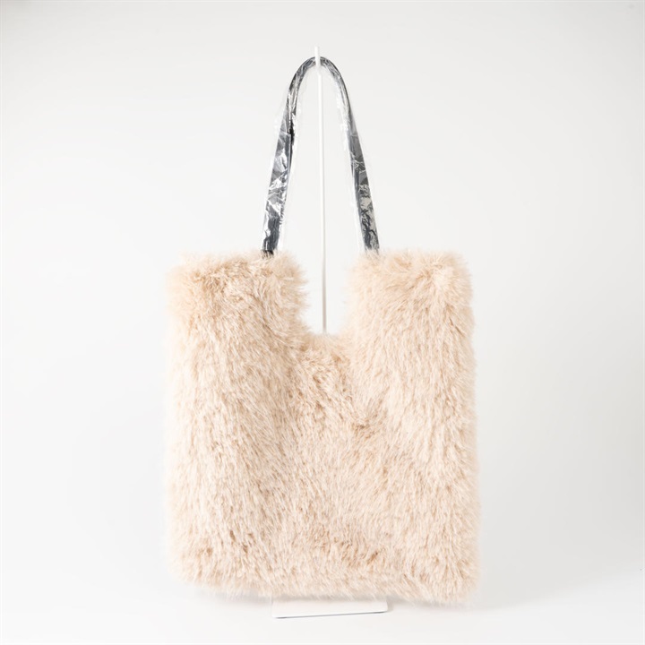 【MID GIRL APPLIY】フェイクファートートバッグ