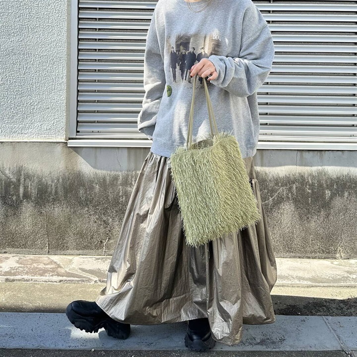 【MID GIRL APPLIY】ファブリックトートバッグ