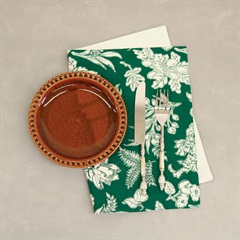 ノーブル ランチョンマット 麻混(グリーン)