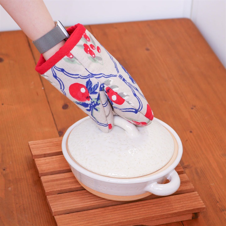 ミックスノワ ショートミトン 麻混