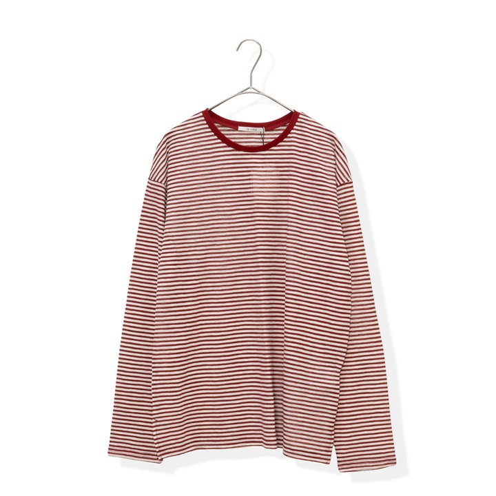 【le colis】シアーボーダー長袖Tシャツ