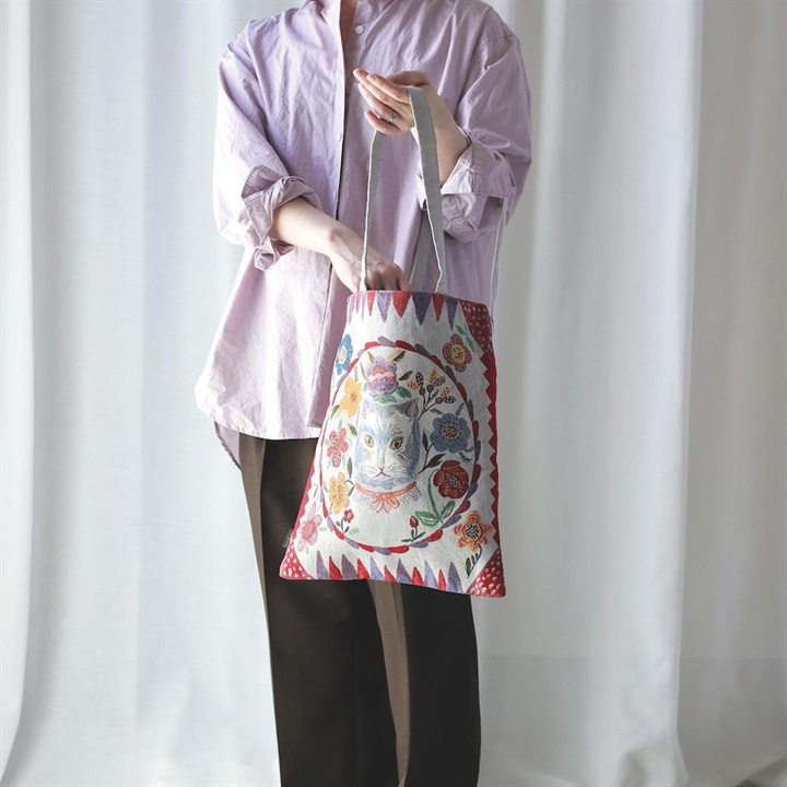 【Nathalie Lete】Rectangle tote bag レクタングルトートバッグ