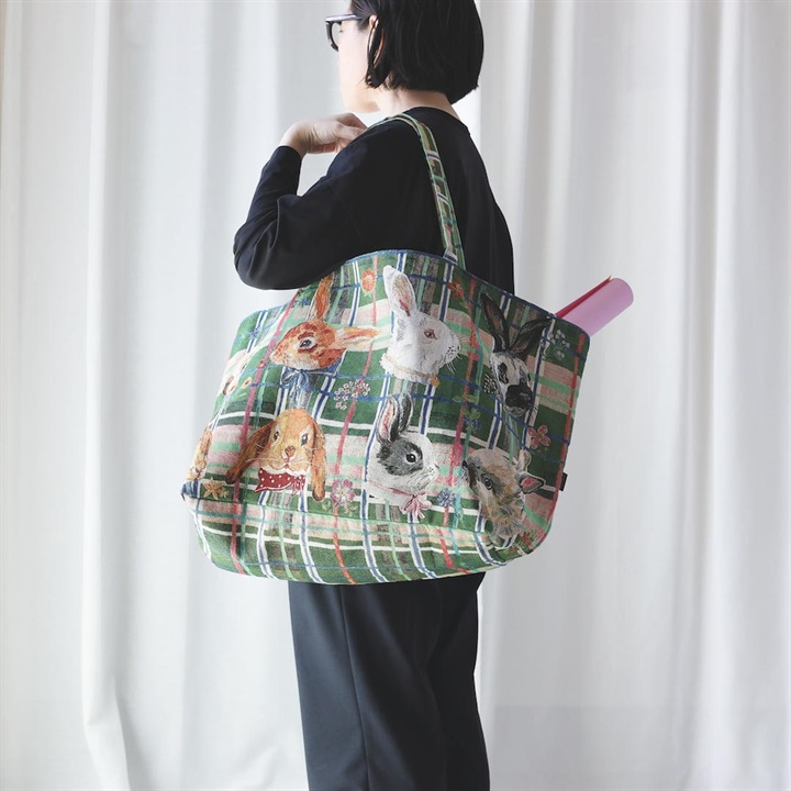 【Nathalie Lete】Market bag マーケットバッグ Cats/Dogs/Rabbits