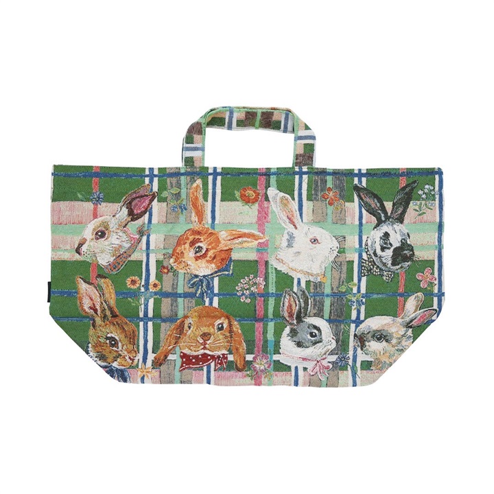 【Nathalie Lete】Boat and Tote ボートトートバッグ Cats/Dogs/Rabbits