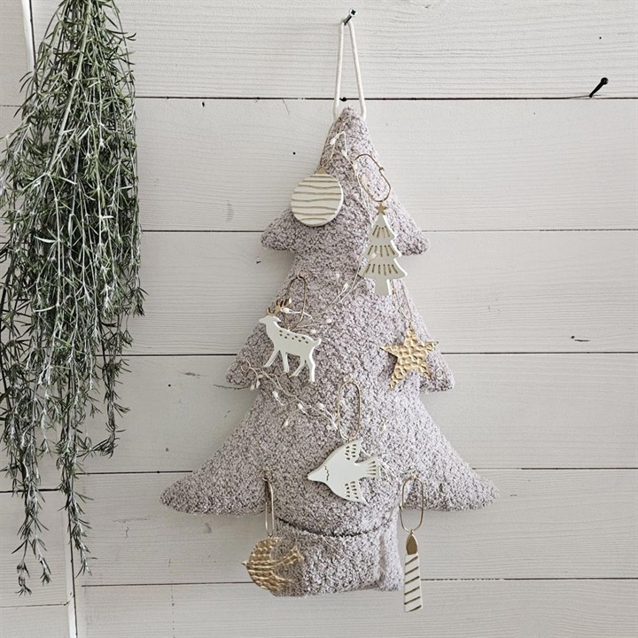 【shesay】オーナメントが飾れるハンギングツリークッション