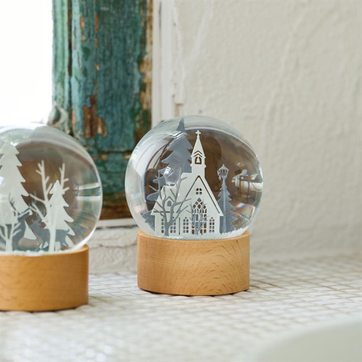 【shesay】インテリアに馴染むスノードーム