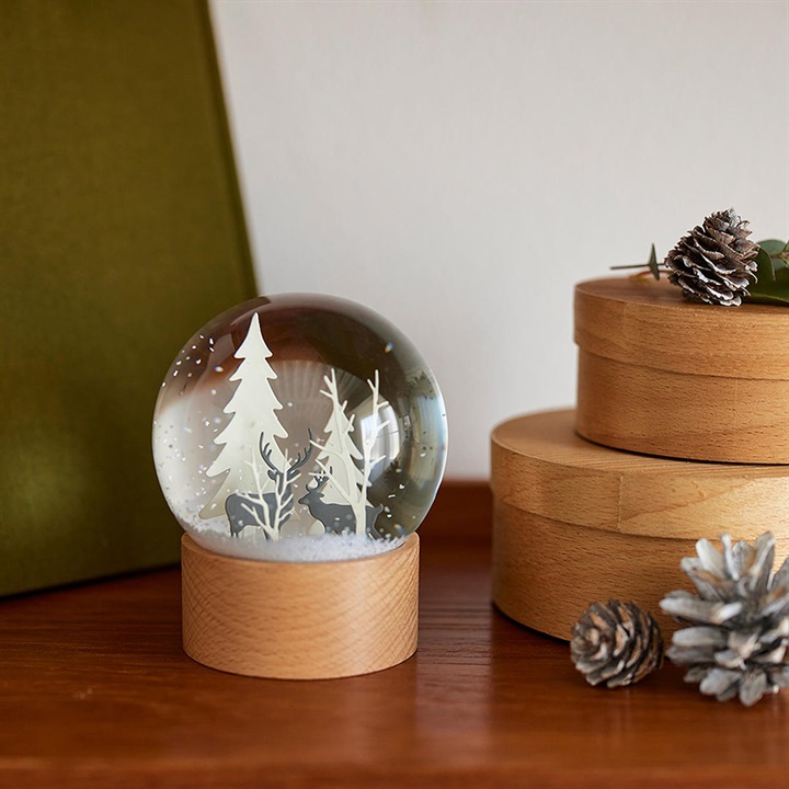 【shesay】インテリアに馴染むスノードーム
