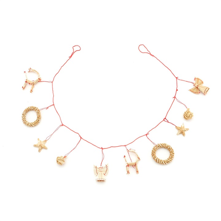 【shesay】クリスマス ストローガーランド