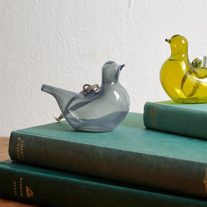 【shesay】ガラスのオーナメント 鳥