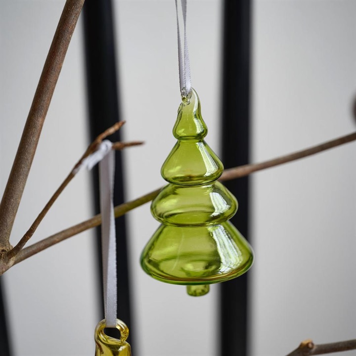 【shesay】ガラスのオーナメント ツリー