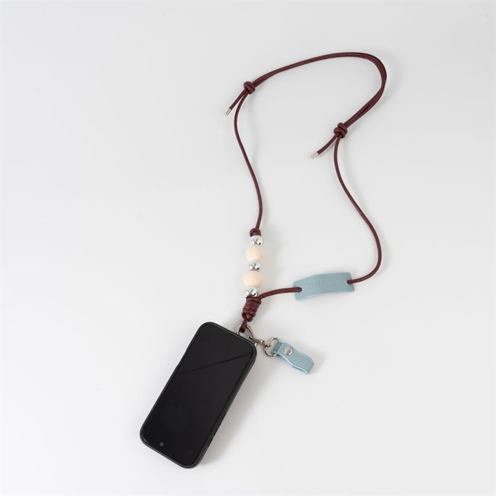 【ADAPTOLL is...】AO PUビーズショルダーストラップ