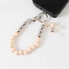 【ADAPTOLL is...】AO ビーズハンドストラップチャーム(NAT)