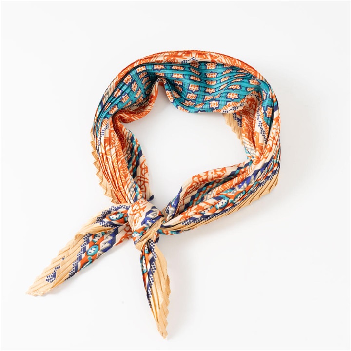 【fu-dueka：：】プリーツプリントスカーフ 1510251