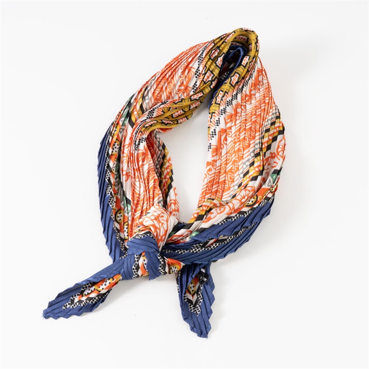 【fu-dueka：：】プリーツプリントスカーフ 1510251