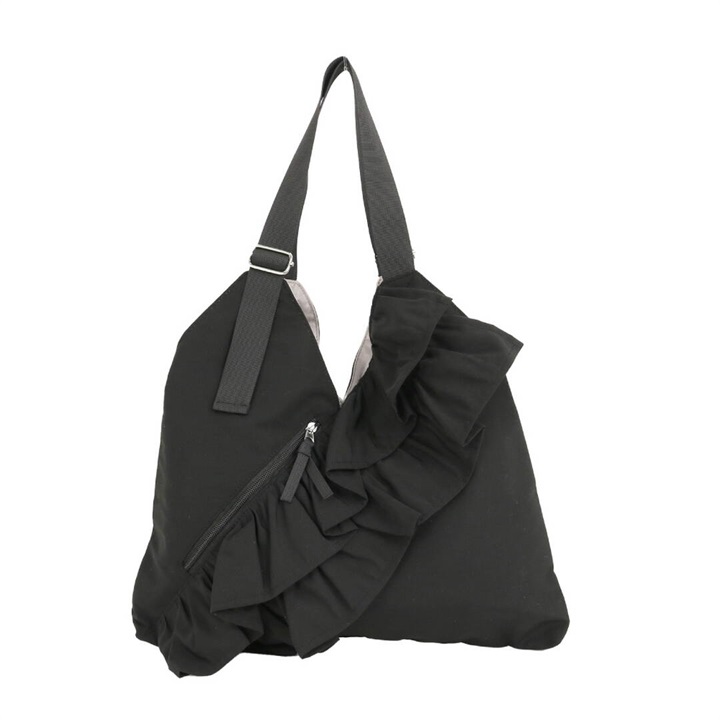 e.e.p. フリルVカットトートバッグ