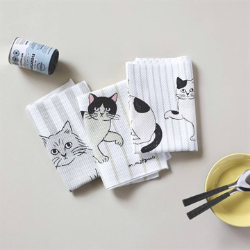 【松尾ミユキ】Kitchen cloth Cat キッチンクロス