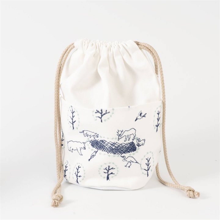 【Canako Inoue】Drawstring bag oasis オアシス