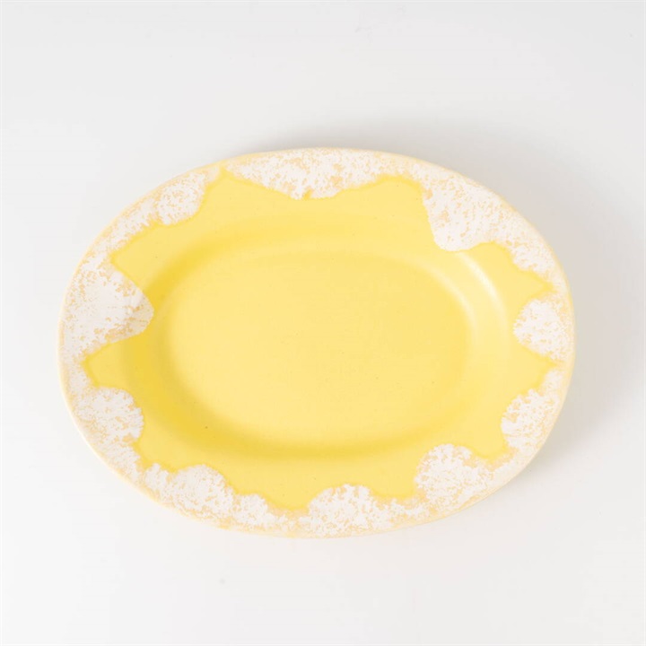【NAOKO HATA CERAMICS】Melt seriese oval plate L オーバルプレート
