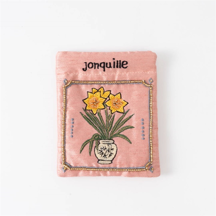 【artipur COTTAGE】ボタニカル刺繍ポーチ