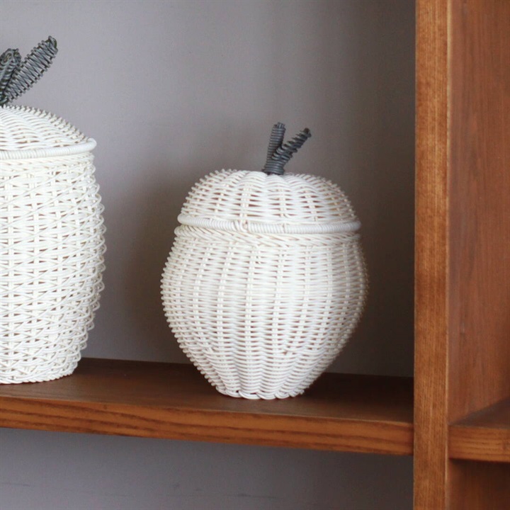 【EIBORIE】フルーツ シェイプバスケット アップル