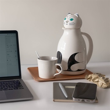 【HELIOS】「ドイツ生まれのガラス製魔法瓶」 卓上魔法瓶 サーモ キャット