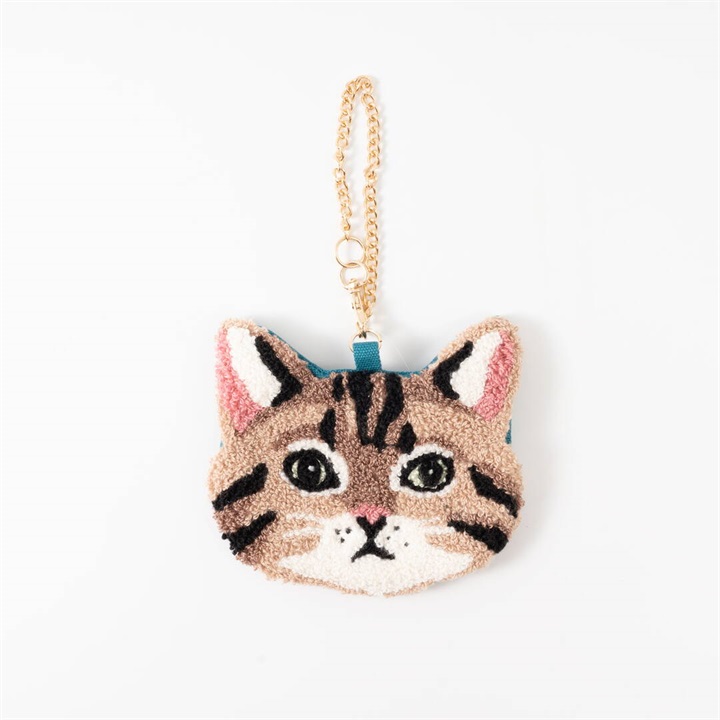 【ouaf ouaf & miaou marche】サガラ刺繍 ポーチ