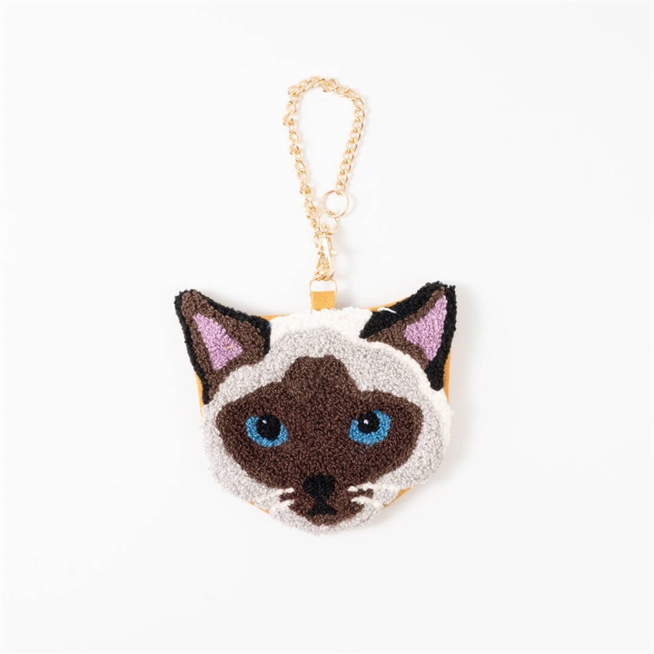 【ouaf ouaf & miaou marche】サガラ刺繍 ポーチ