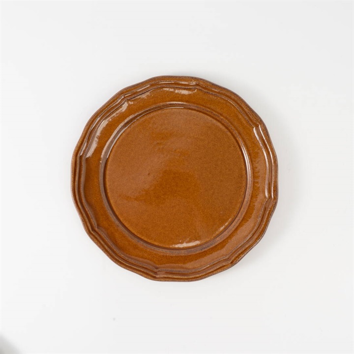 【THE HARVEST】LA MOISSON ビストロ デザートプレート 24cm 益子焼