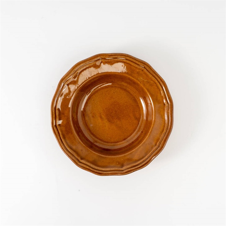 【THE HARVEST】LA MOISSON ビストロ ディーププレート 24cm 益子焼