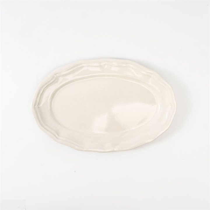 【THE HARVEST】LA MOISSON ビストロ オーバルプレート 29cm 益子焼