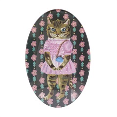 【Nathalie Lete】Glass Oval plate ガラスオーバルプレート(Maya)