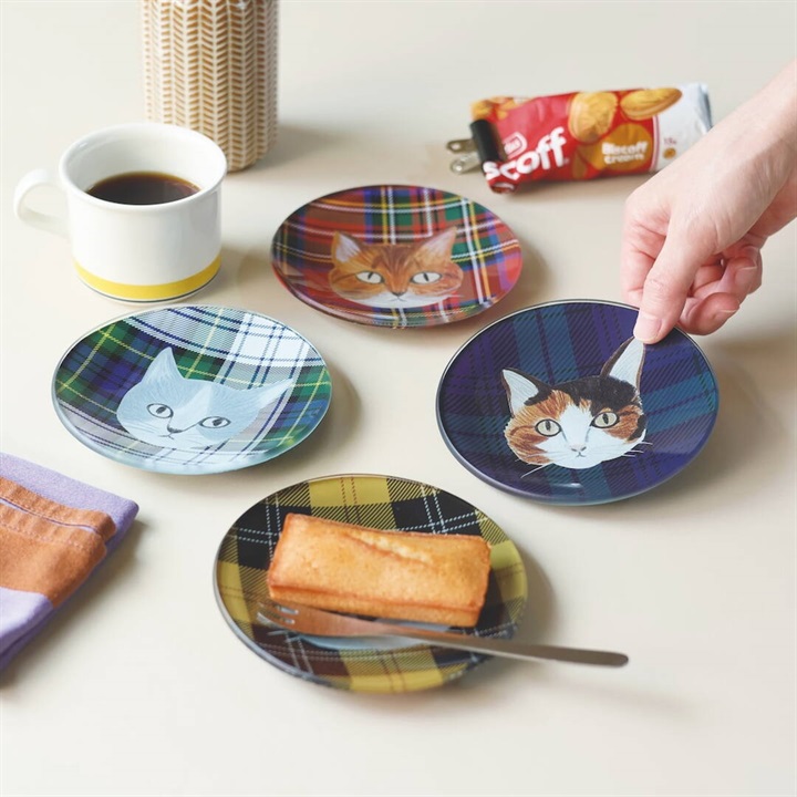 【松尾ミユキ】Glass plate 12cm ガラスプレート