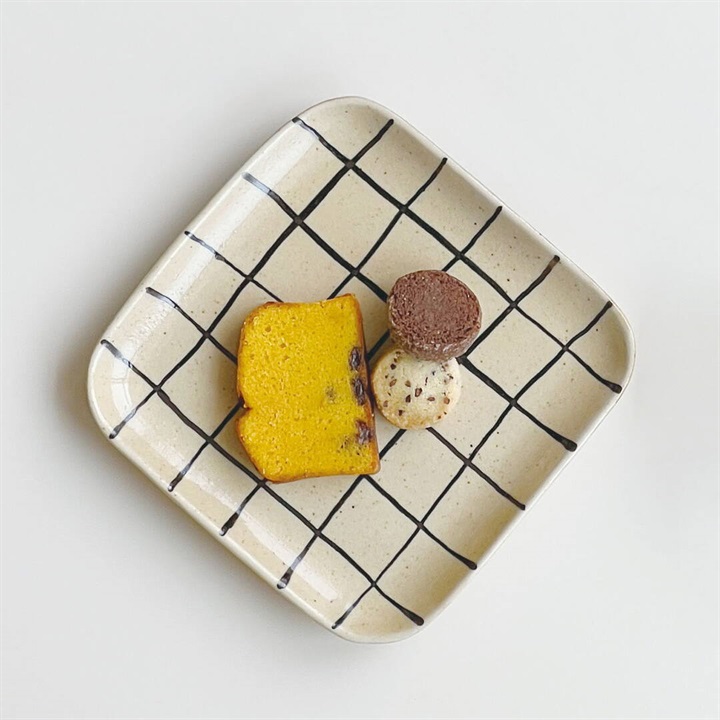 【KANESAN1893】Koshi 角皿 プレート 17cm 美濃焼