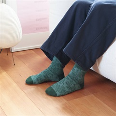 【松尾ミユキ】Float socks Bird ソックス(GR)