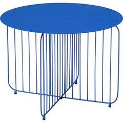 ラウンドスチールサイドテーブル L