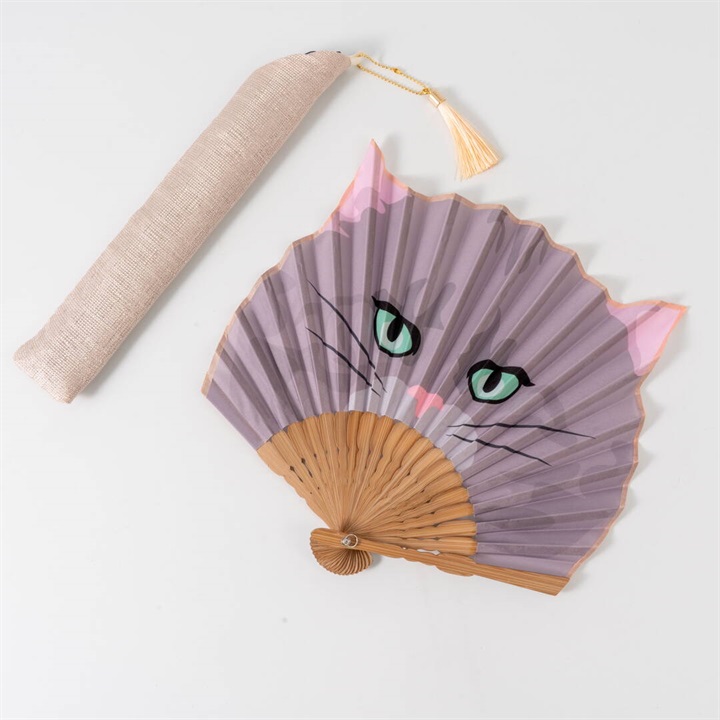 Natti Cat タッセルチャーム＆ケース付き扇子