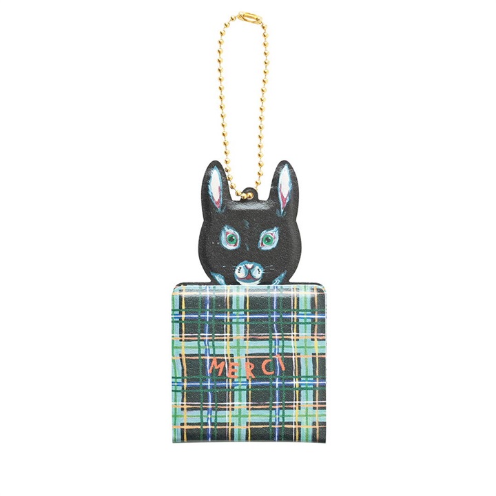 【Nathalie Lete】Key Chain mirror キーチェーンミラー(REGLISSE)