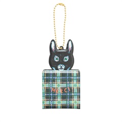 【Nathalie Lete】Key Chain mirror キーチェーンミラー(REGLISSE)