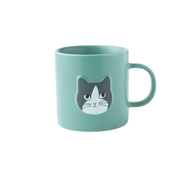 【松尾ミユキ】Matsuo Miyuki Cat Face mug マグカップ