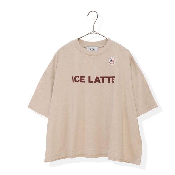 【AUG】半袖Tシャツ ICE LATTE