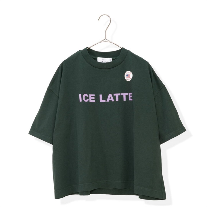 【AUG】半袖Tシャツ ICE LATTE