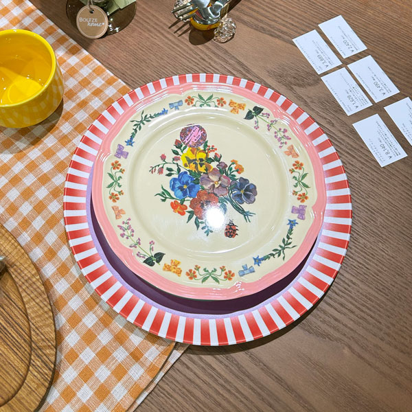 【rice】Nathalie Lete Melamine Vintage Side プレート 20cm