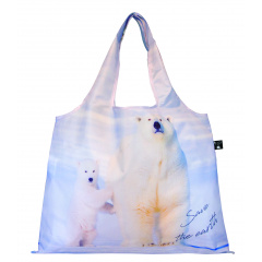 2way Shopping Bag Save the earth C(ホッキョクグマ)