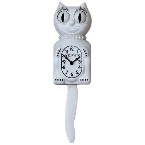 【Kit Cat Clock】 掛け時計 Made In USA ホワイトレディ