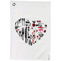 【rader】 Kitchen Towel Heart