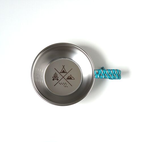 シェラカップ｜【BOUNDARY LINE】 ステンレス グリップ付き 【日本製】