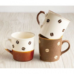 マグカップ BEANS 2 美濃焼(ホワイト)