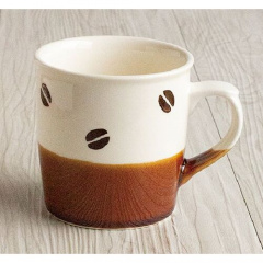 マグカップ BEANS 2 美濃焼(ブラウン)