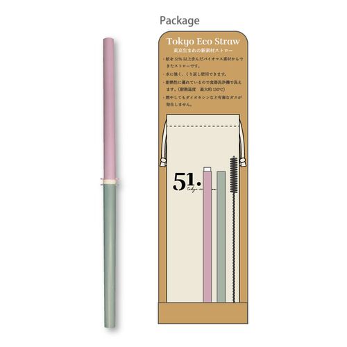 エコストローセット Tokyo Eco Straw