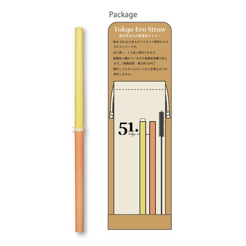 エコストローセット Tokyo Eco Straw